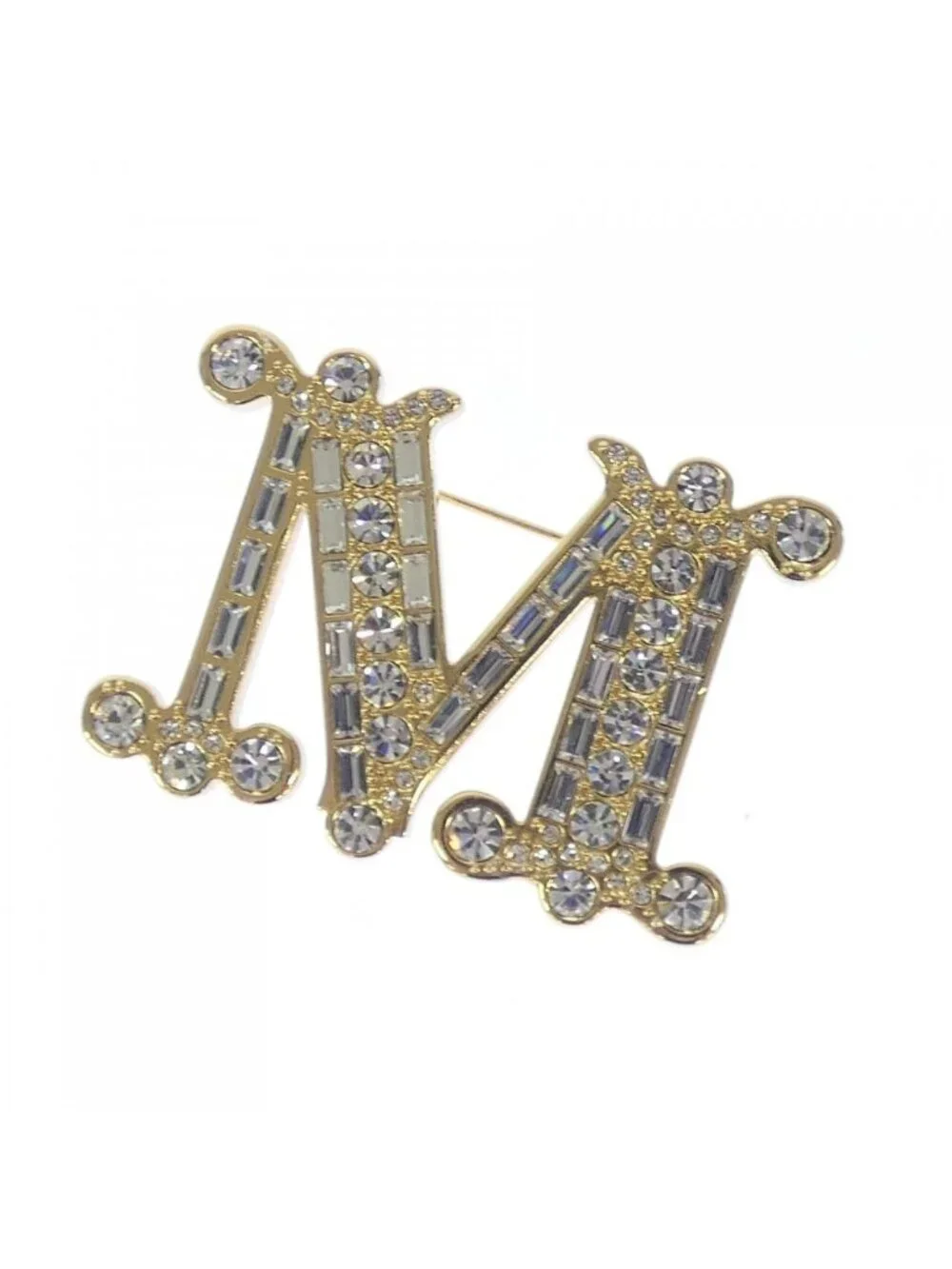 Max Mara Brooch Gold